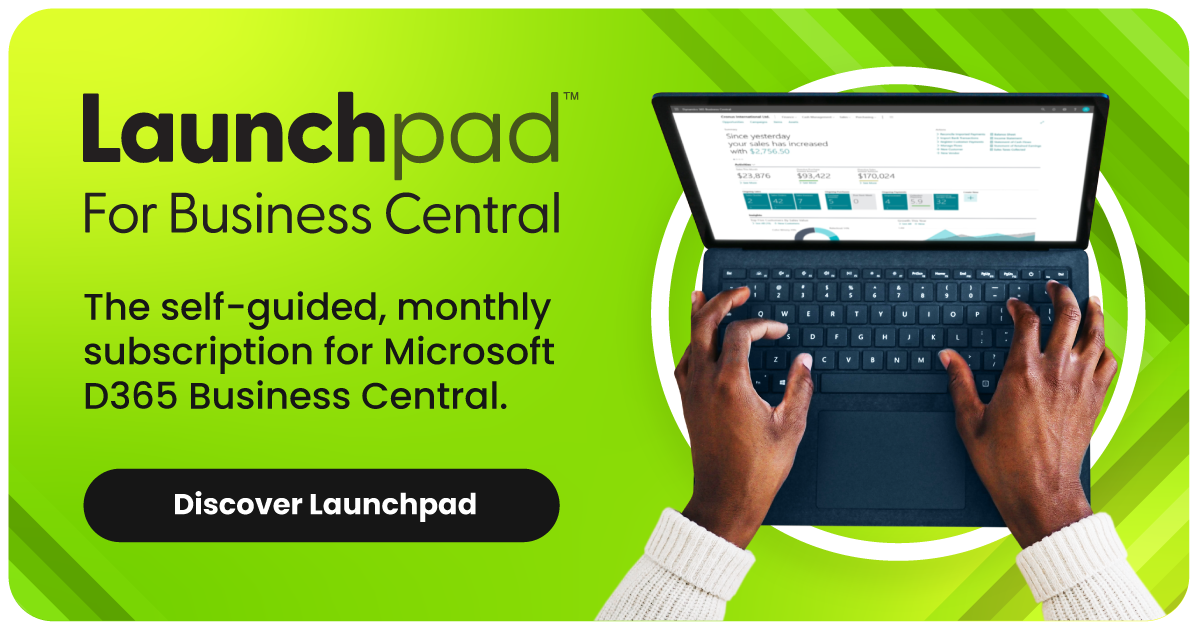 Launchpad The Self guided Microsoft Business Central Subscription Launchpad the self guided microsoft business central subscription